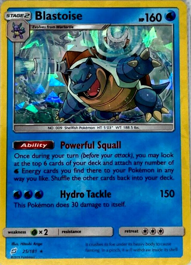 Team Up Blastoise [Cracked-Ice] Pokémon card