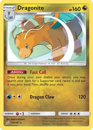 Team Up Dragonite [Cosmos-Holo] Pokémon card