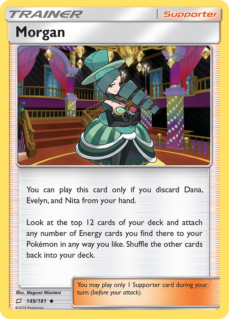 Team Up Morgan Pokémon card