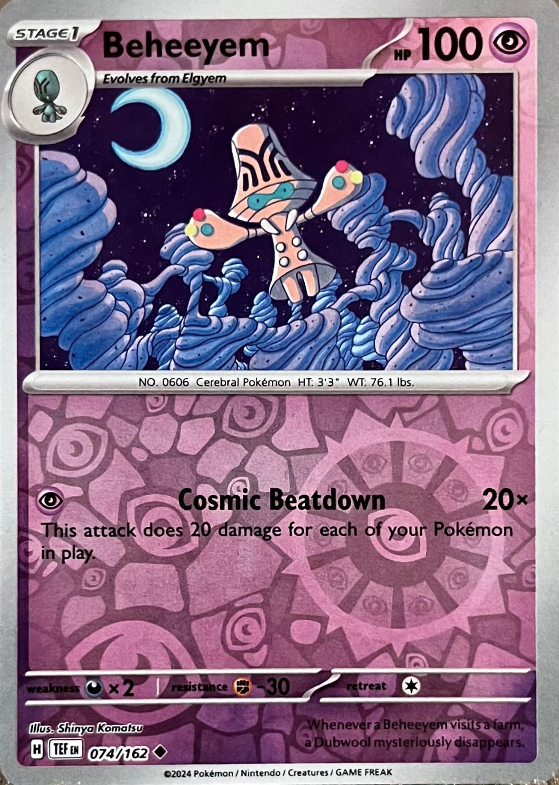 Beheeyem [Reverse Holo]