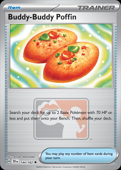 Temporal Forces Buddy-Buddy Poffin [League-Promo] Pokémon card