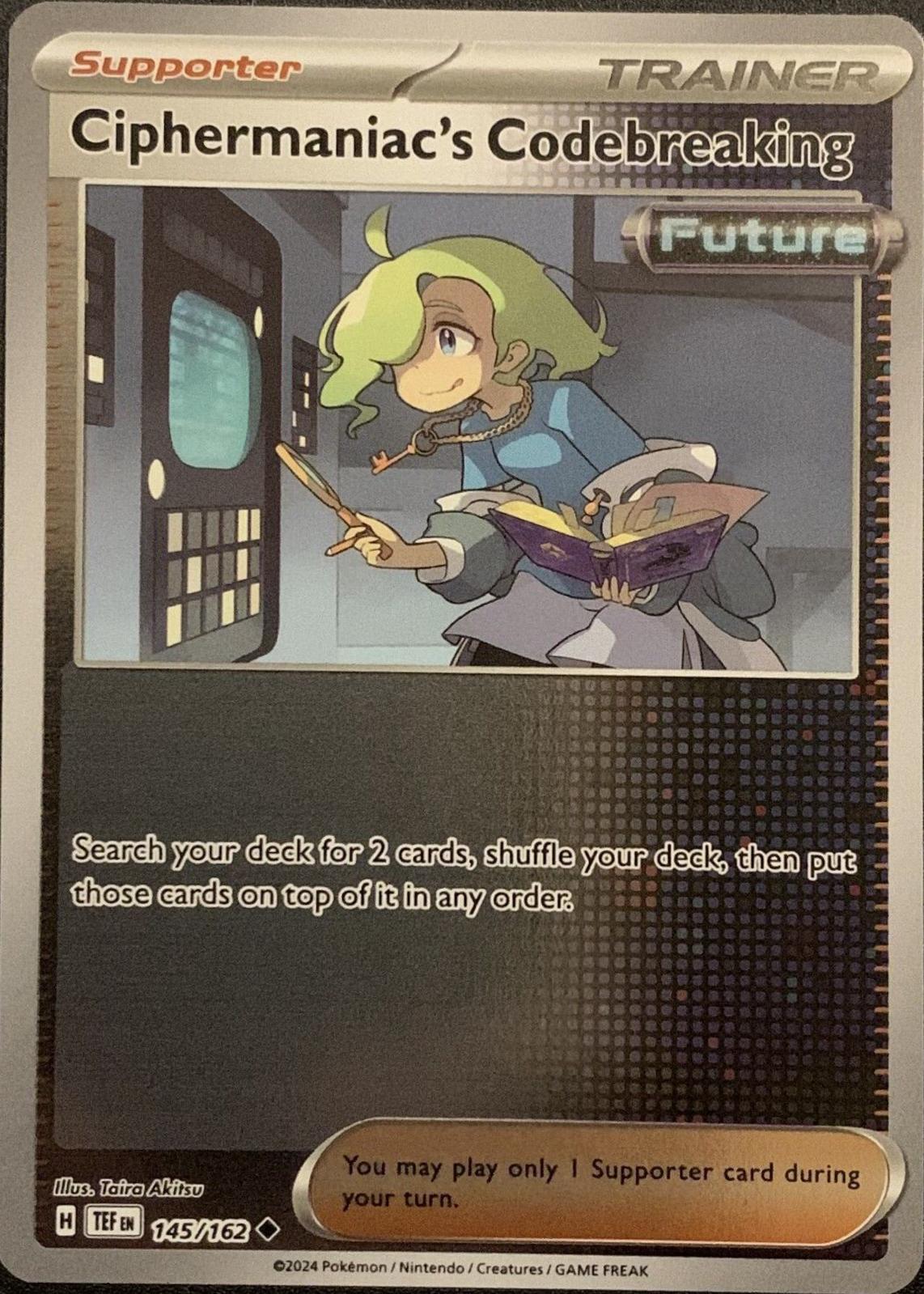 Temporal Forces Ciphermaniac's Codebreaking [Reverse Holo] Pokémon card