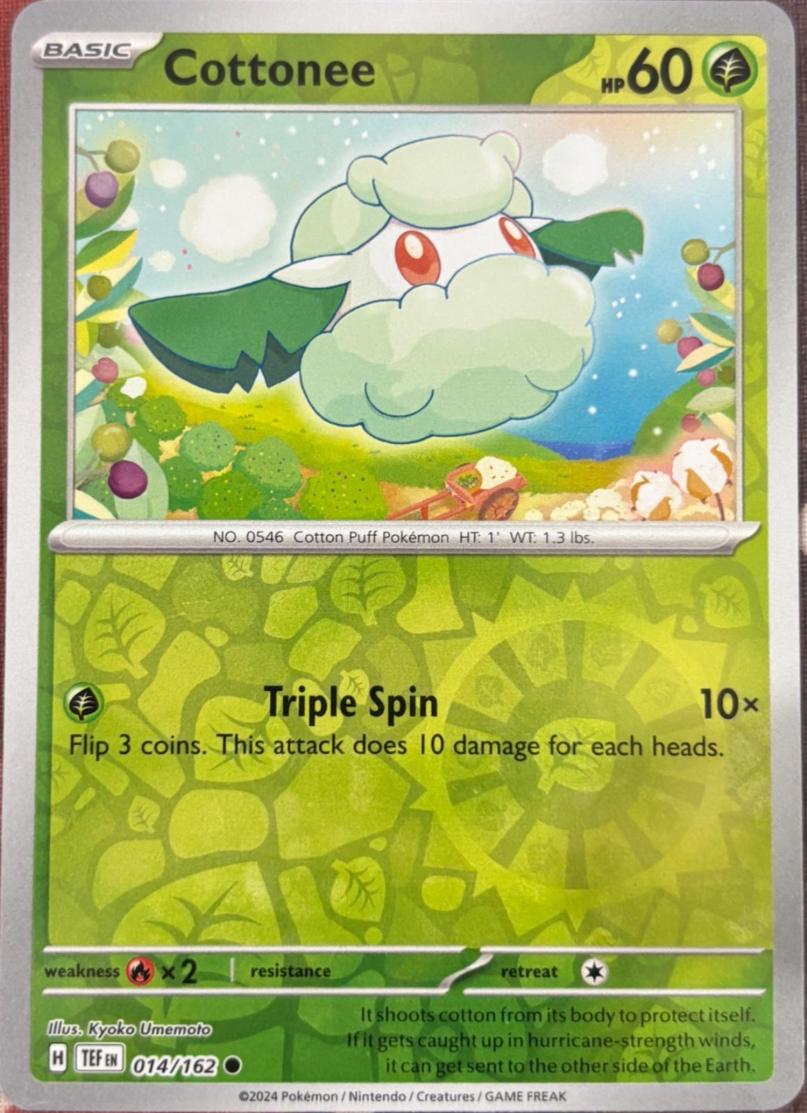 Cottonee [Reverse Holo]