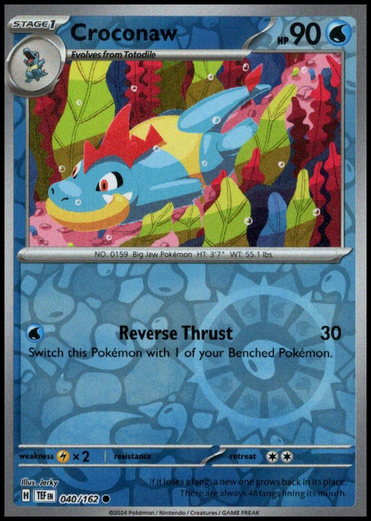 Croconaw [Reverse Holo]