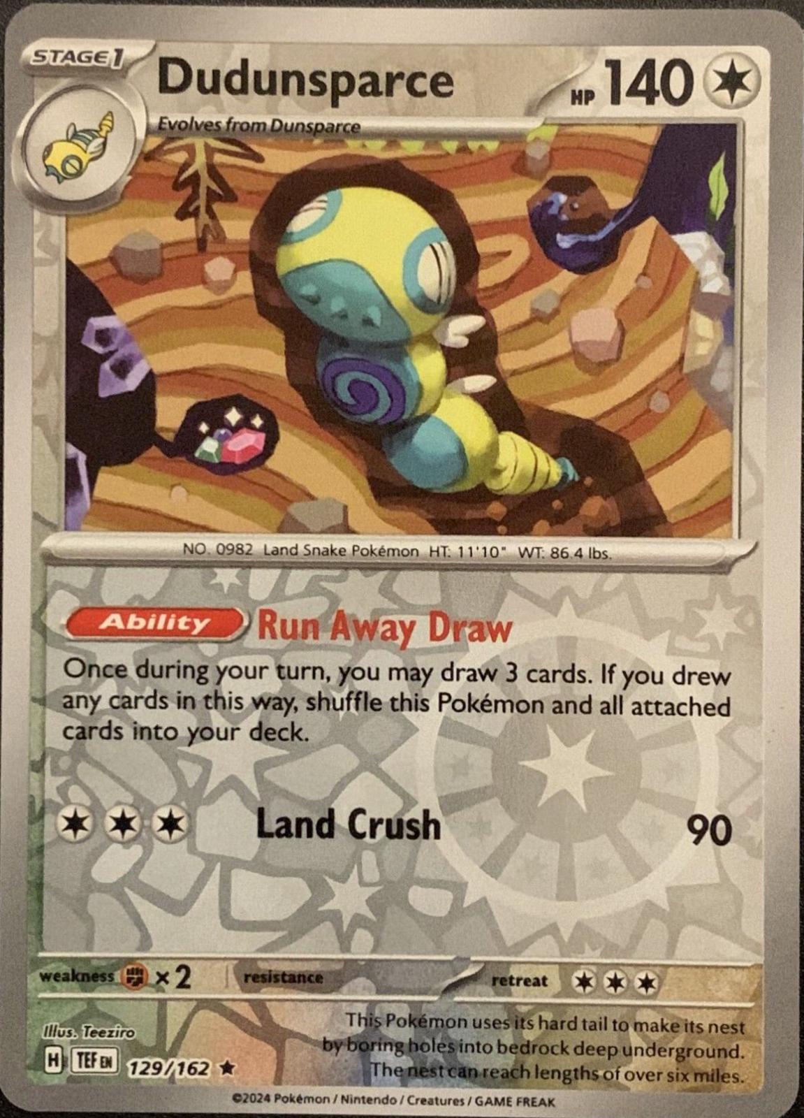 Dudunsparce [Reverse Holo]