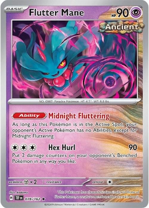 Temporal Forces Flutter Mane [Holo] Pokémon card