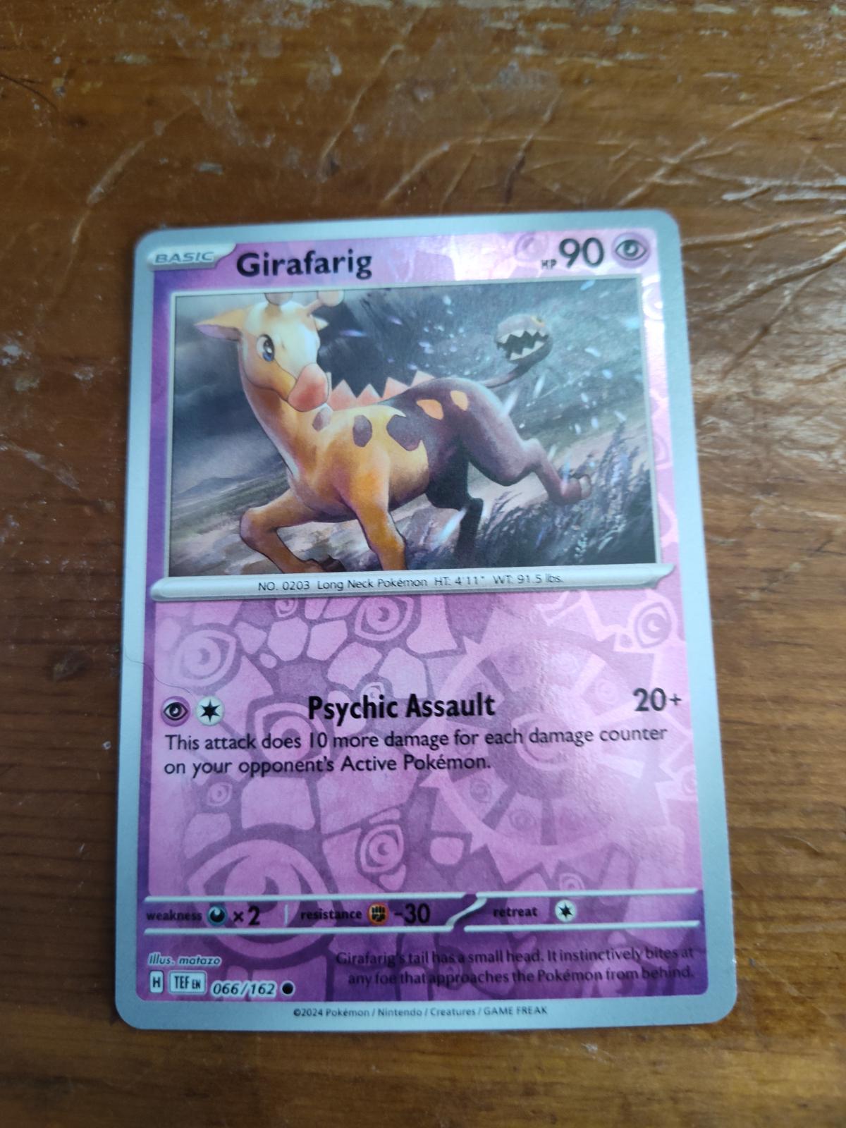 Girafarig [Reverse Holo]