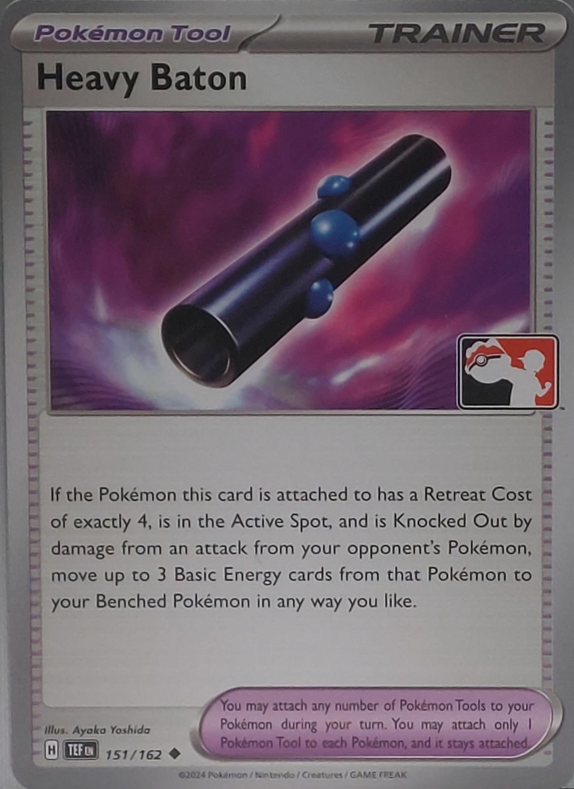 Temporal Forces Heavy Baton [Prize-Pack] Pokémon card