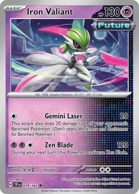 Temporal Forces Iron Valiant [Cosmos-Holo] Pokémon card