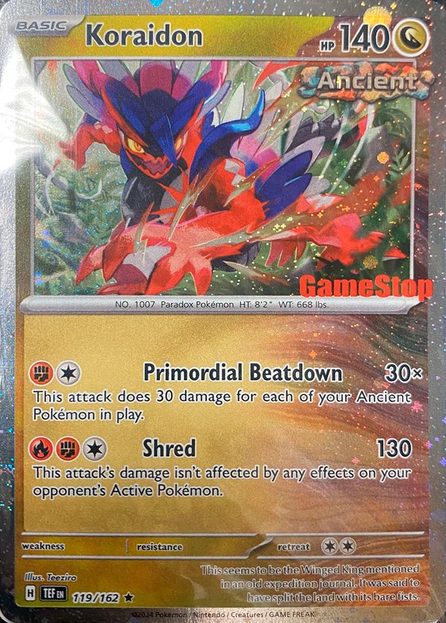 Temporal Forces Koraidon [Gamestop] Pokémon card
