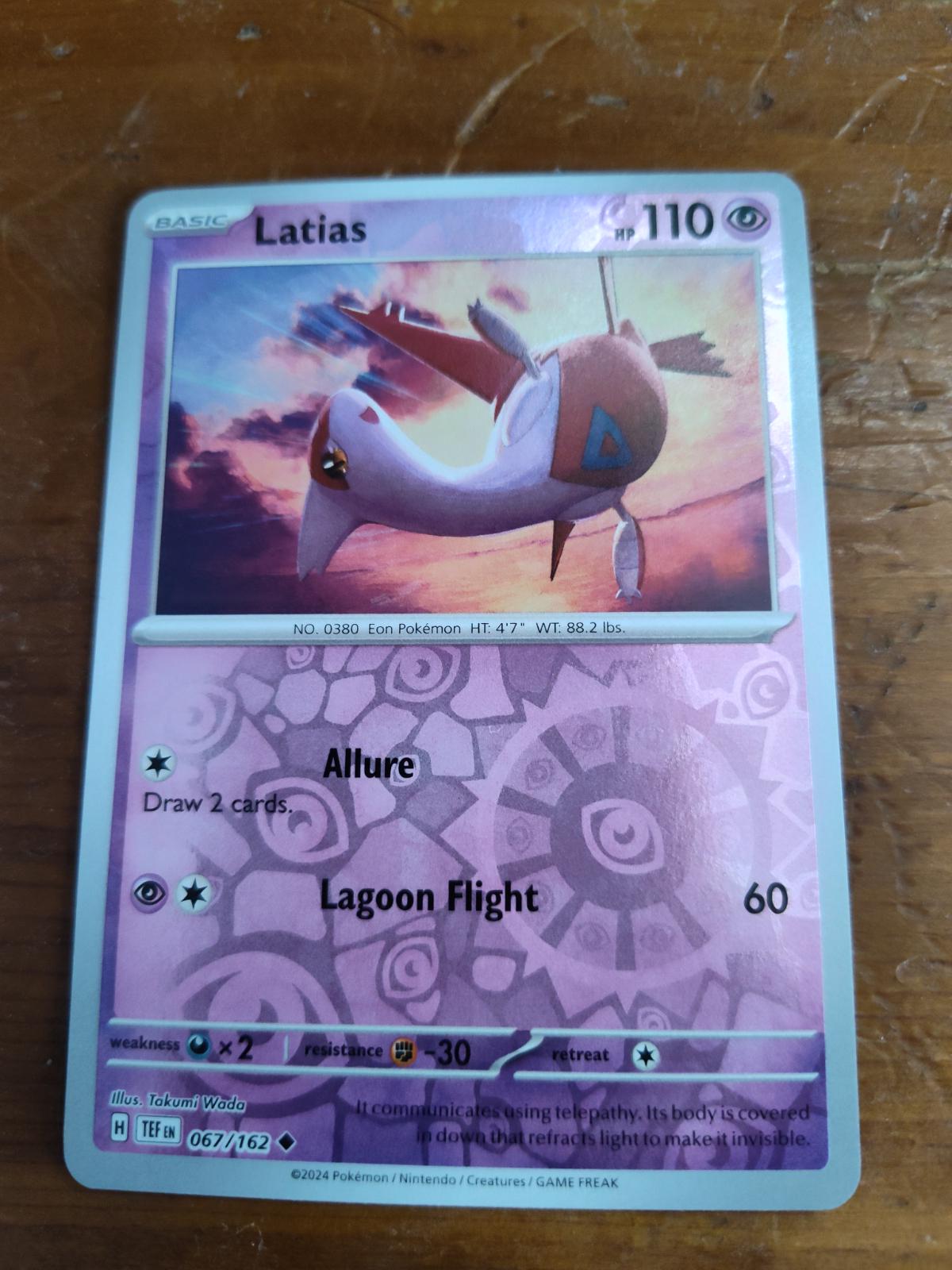 Latias [Reverse Holo]