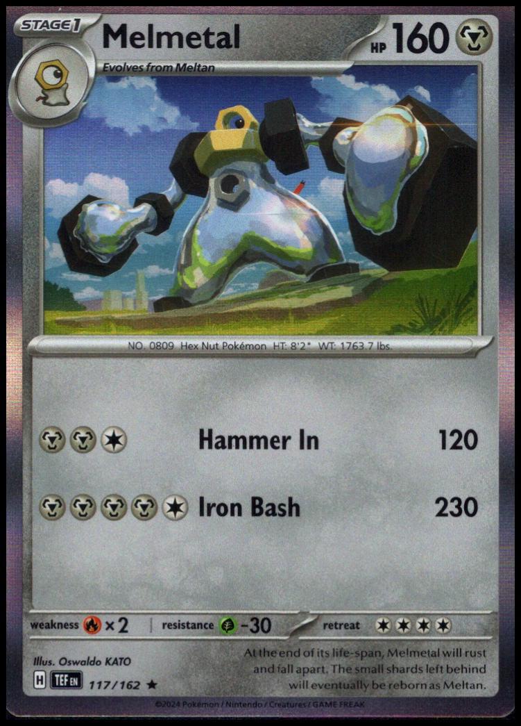 Temporal Forces Melmetal [Holo] Pokémon card