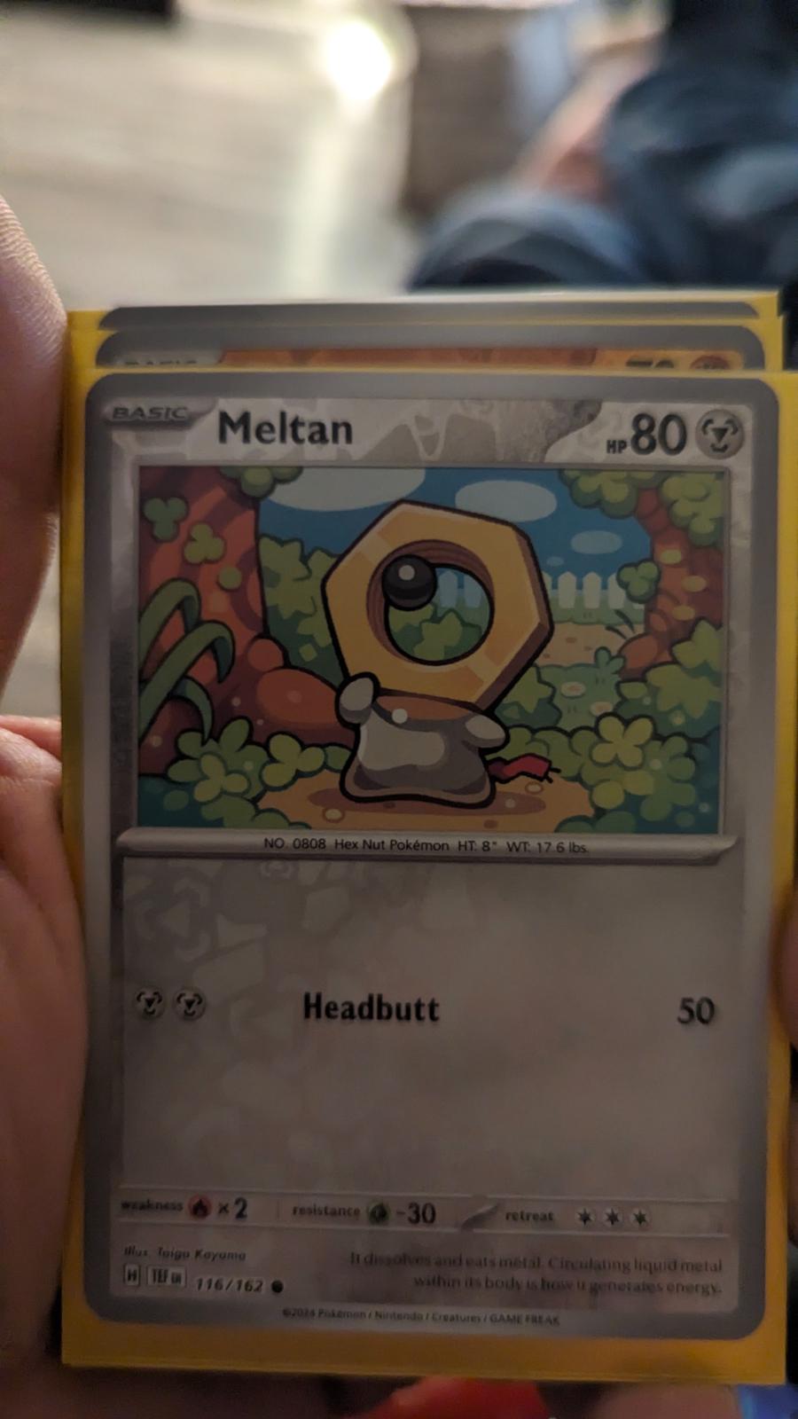 Temporal Forces Meltan [Reverse Holo] Pokémon card