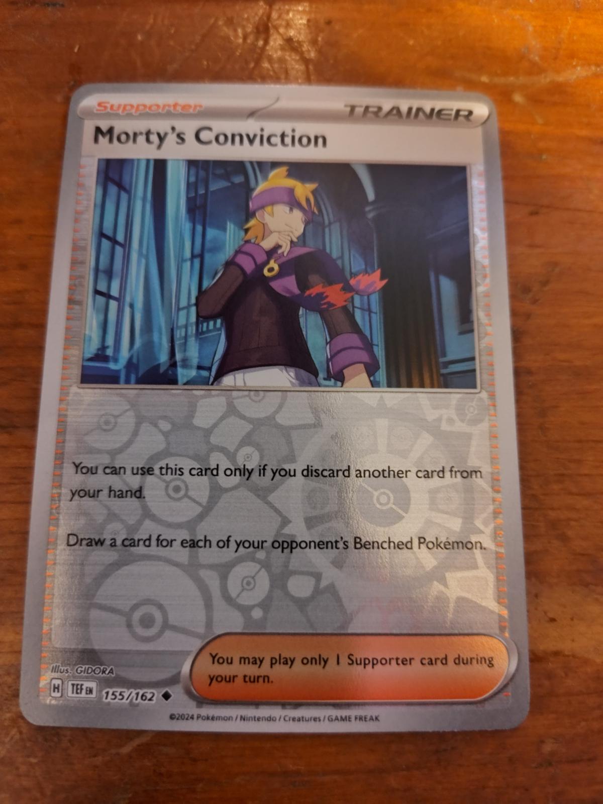 Morty's Conviction [Reverse Holo]