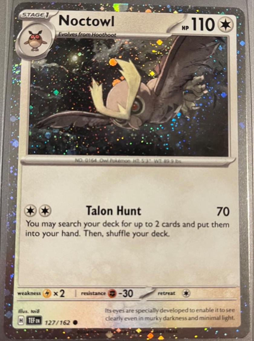 Temporal Forces Noctowl [Cosmos-Holo] Pokémon card