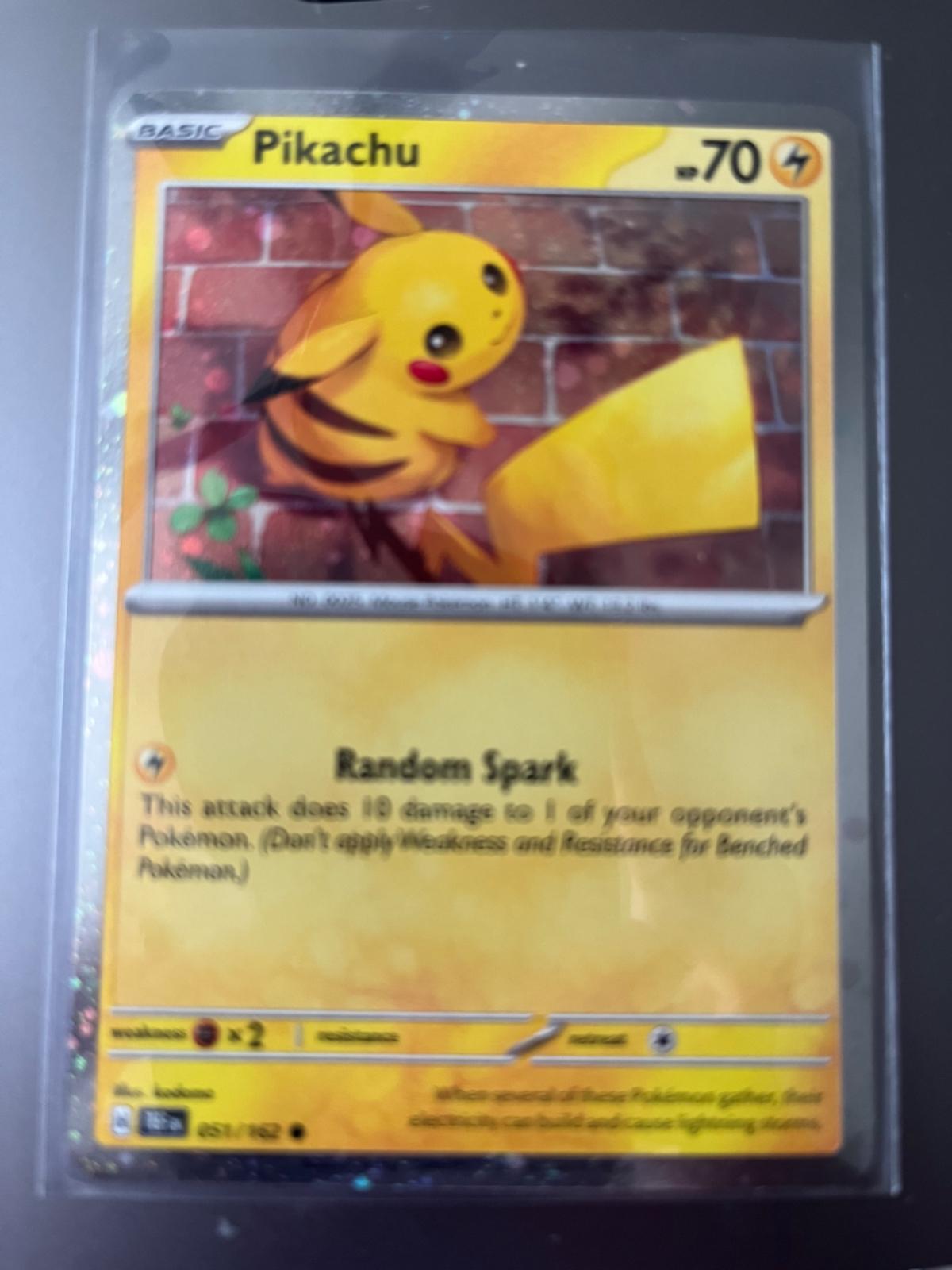Temporal Forces Pikachu [Cosmos-Holo] Pokémon card