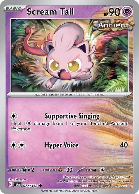 Temporal Forces Scream Tail [Cosmos-Holo] Pokémon card