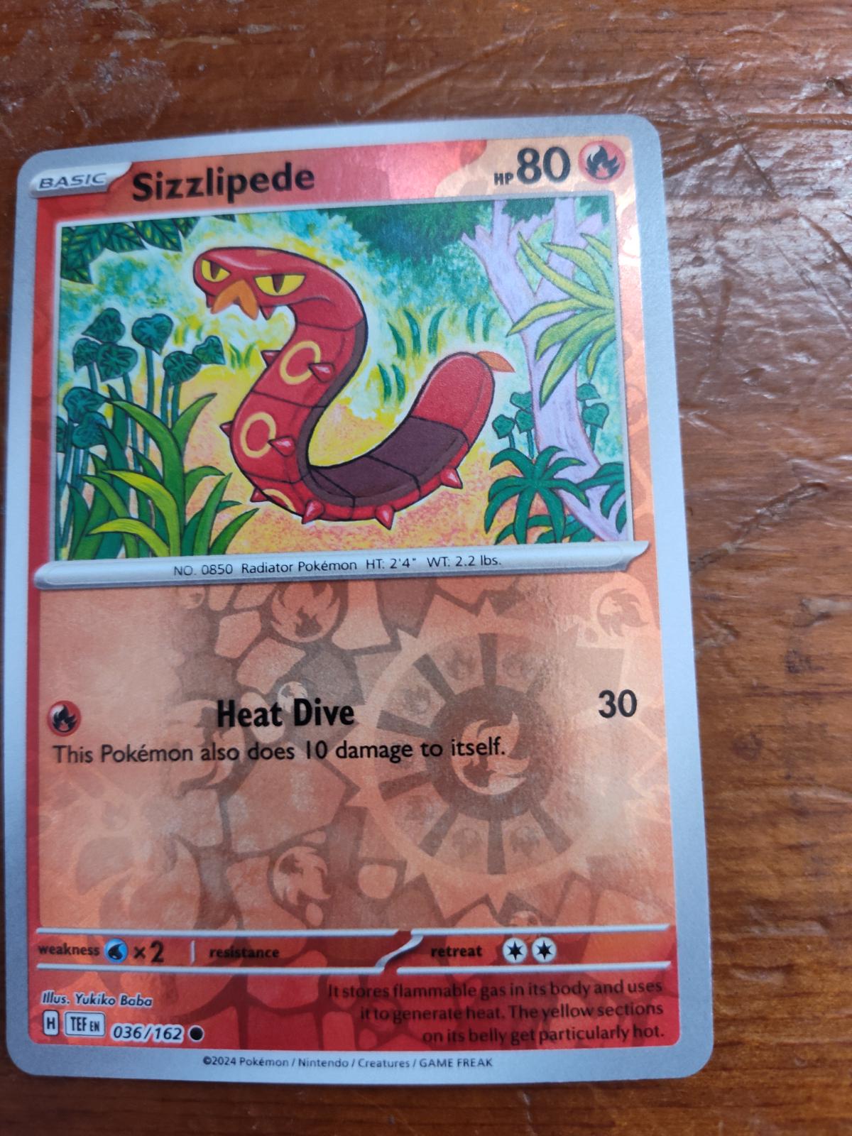 Sizzlipede [Reverse Holo]