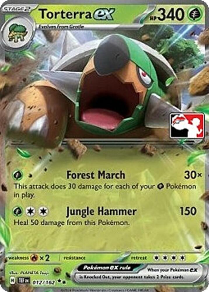Temporal Forces Torterra Ex [Prize-Pack] Pokémon card