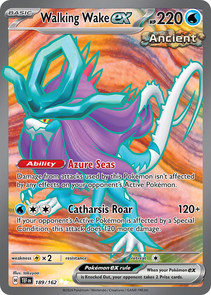 Temporal Forces Walking Wake ex Pokémon card