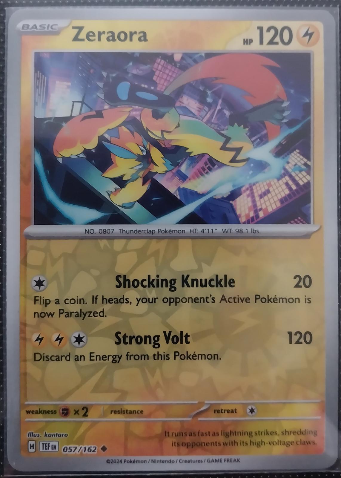 Zeraora [Reverse Holo]