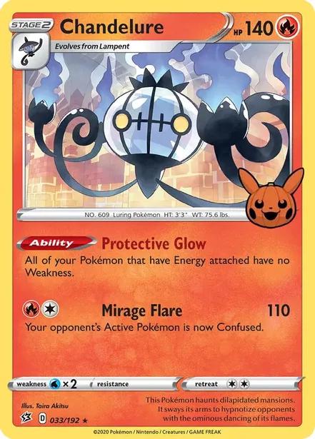 Trick or Trade 2022 Chandelure [Holo] Pokémon card