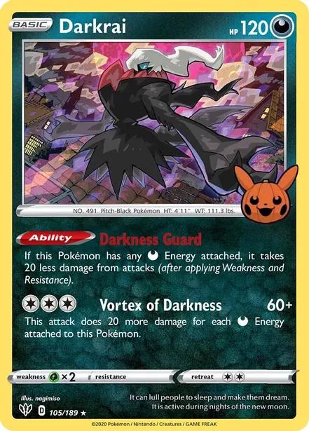 Trick or Trade 2022 Darkrai [Holo] Pokémon card
