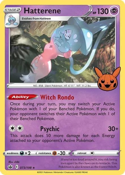 Trick or Trade 2022 Hatterene [Holo] Pokémon card