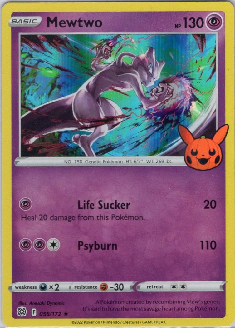 Trick or Trade 2022 Mewtwo [Holo] Pokémon card