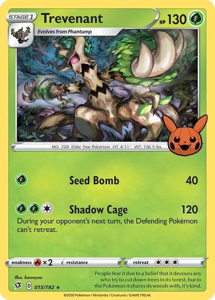 Trick or Trade 2022 Trevenant [Holo] Pokémon card