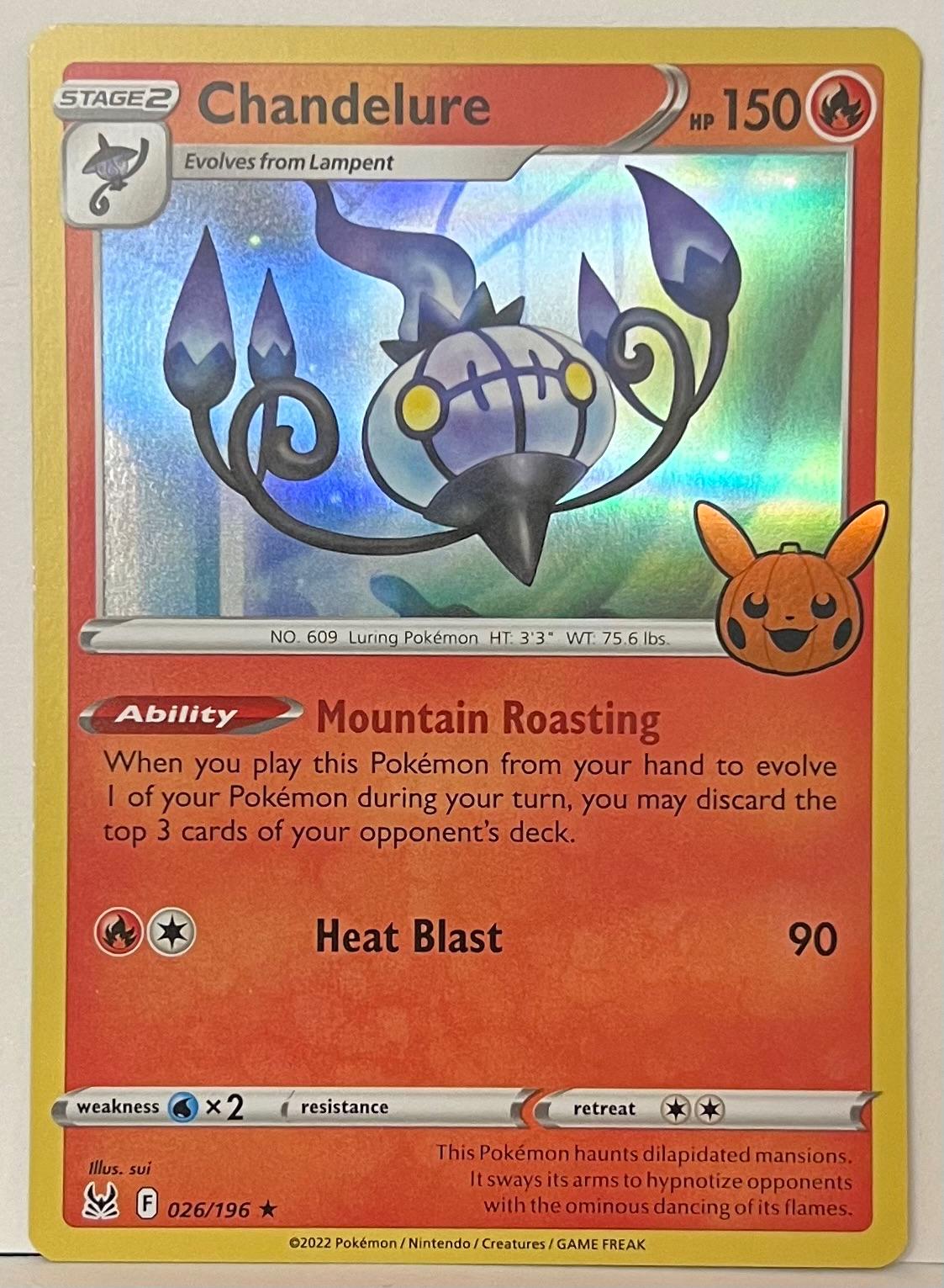 Trick or Trade 2023 Chandelure [Holo] Pokémon card