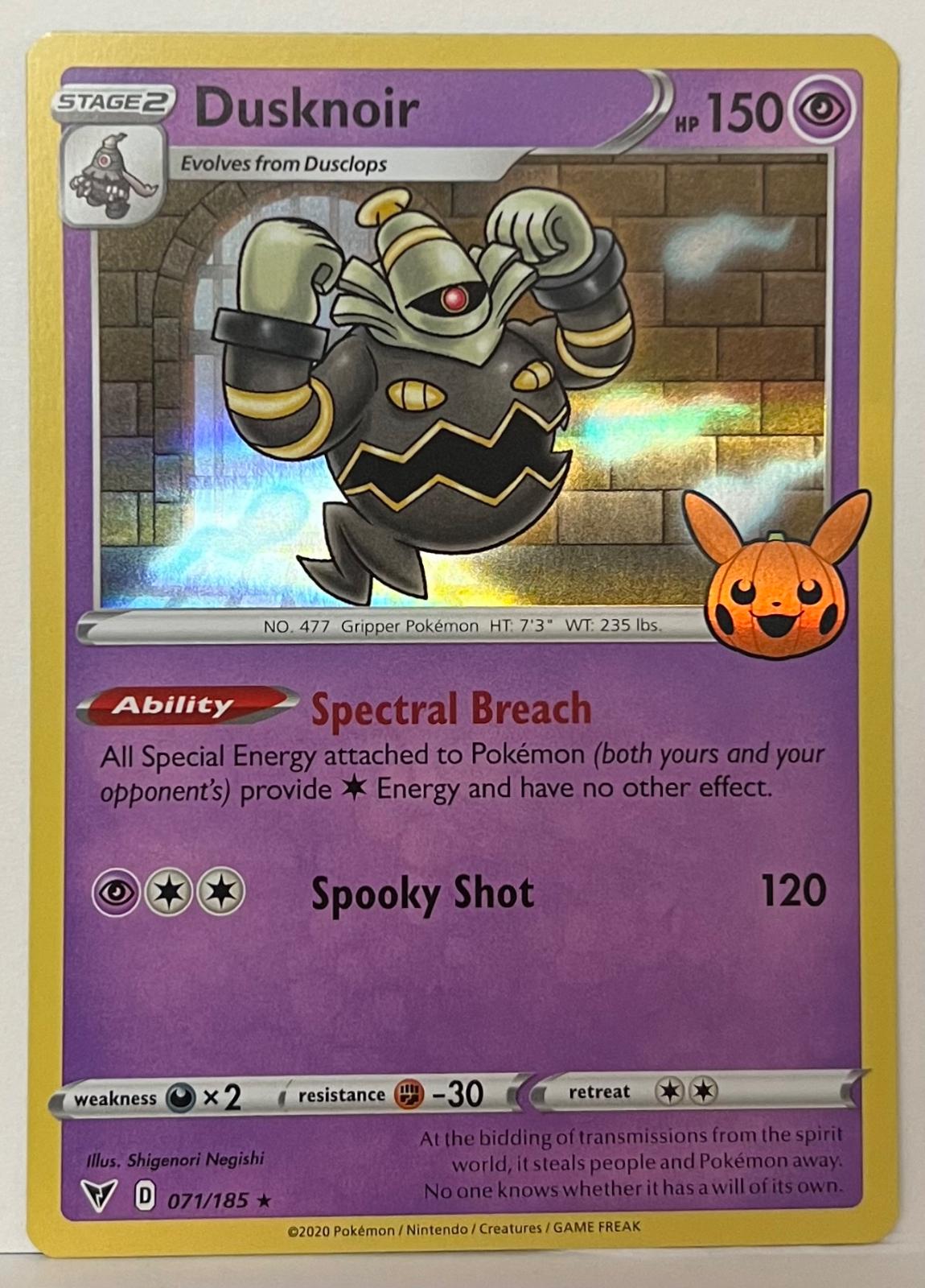 Trick or Trade 2023 Dusknoir [Holo] Pokémon card