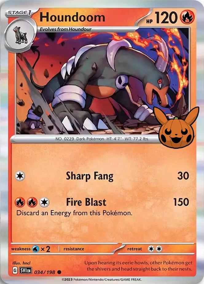 Trick or Trade 2023 Houndoom [Holo] Pokémon card