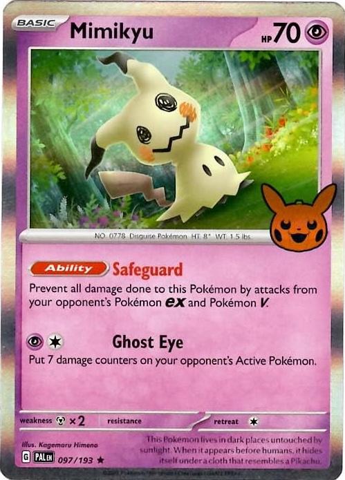 Trick or Trade 2023 Mimikyu [Holo] Pokémon card