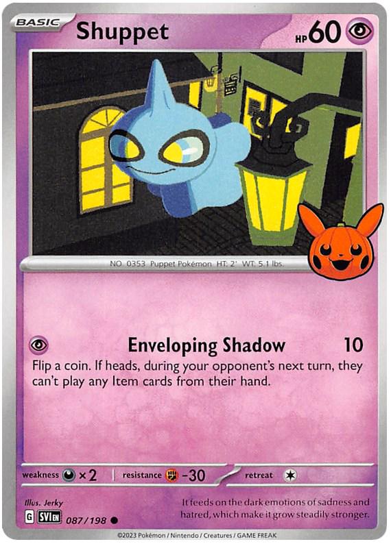 Trick or Trade 2023 Shuppet Pokémon card