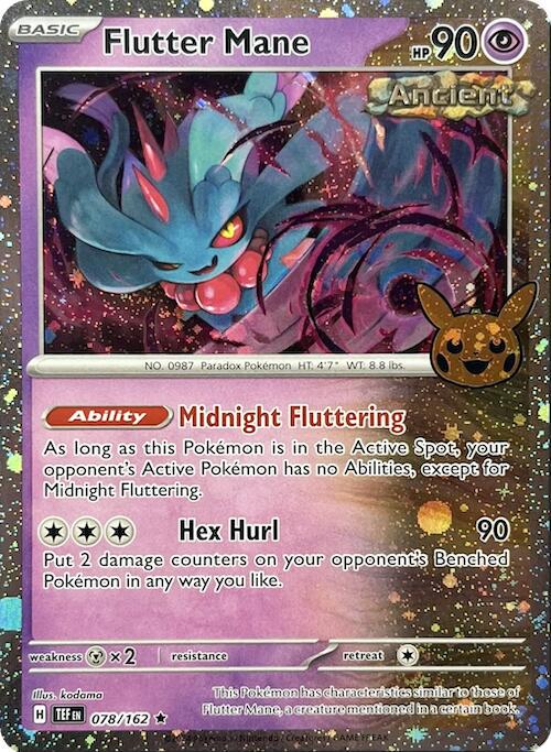 Trick or Trade 2024 Flutter Mane Pokémon card