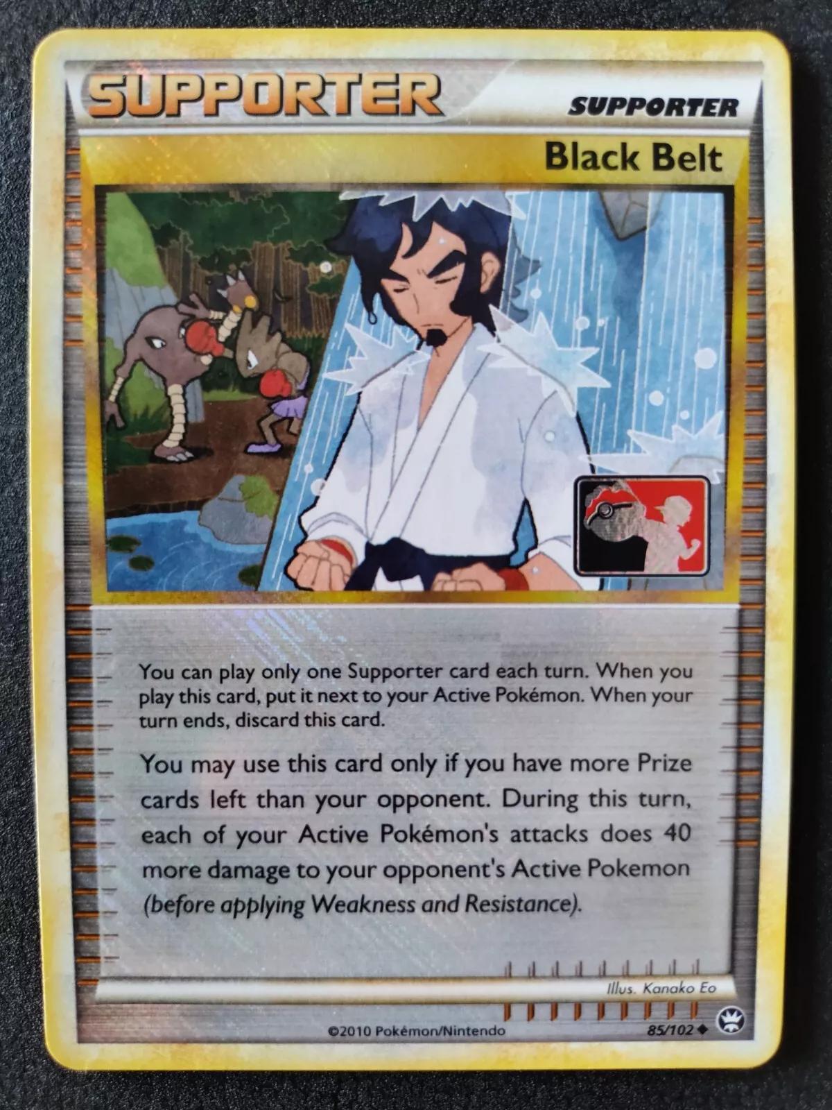 Triumphant Black Belt [League-Stamp] Pokémon card