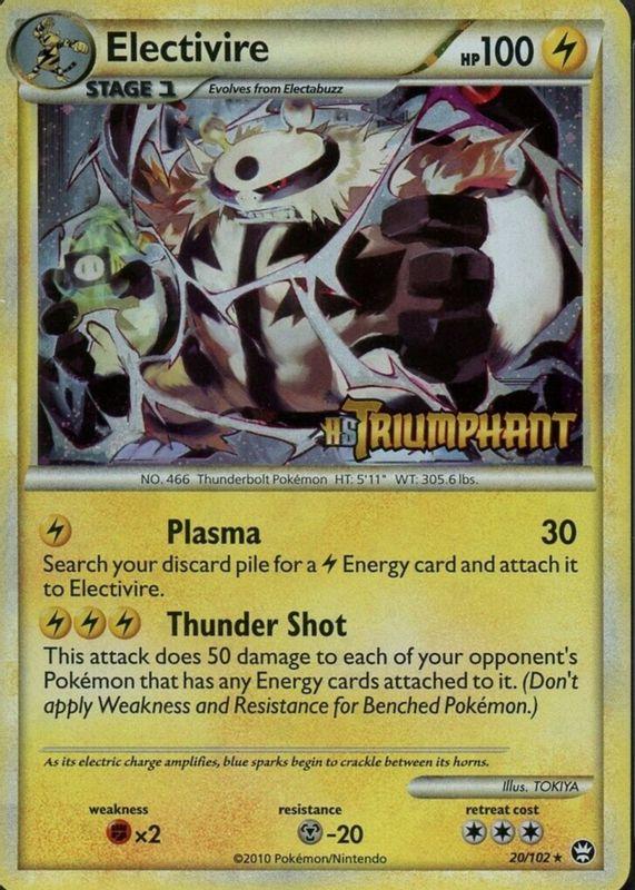 Triumphant Electivire [Prerelease] Pokémon card