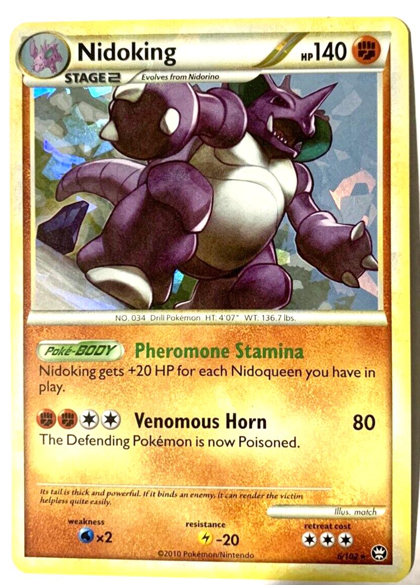 Triumphant Nidoking [Cracked-Ice] Pokémon card