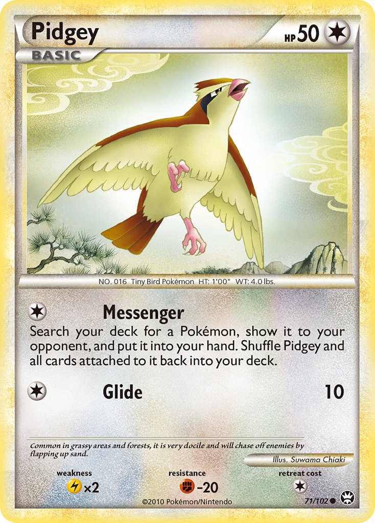 Triumphant Pidgey Pokémon card
