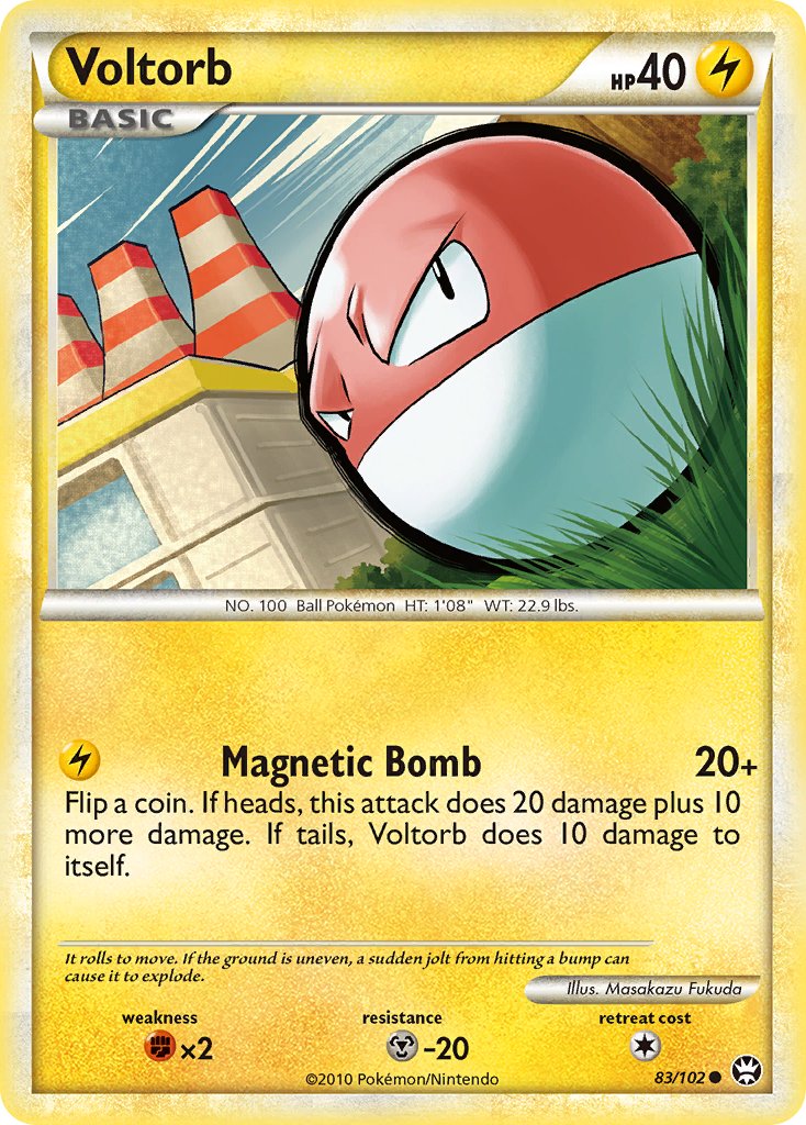 Triumphant Voltorb Pokémon card