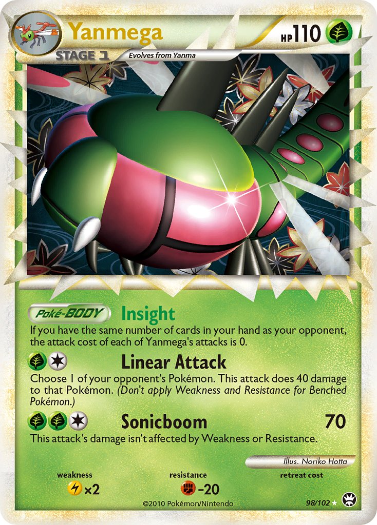 Triumphant Yanmega Pokémon card