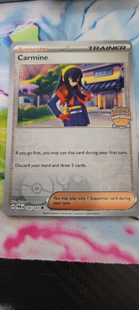 Twilight Masquerade Carmine [Regional-Championship] Pokémon card