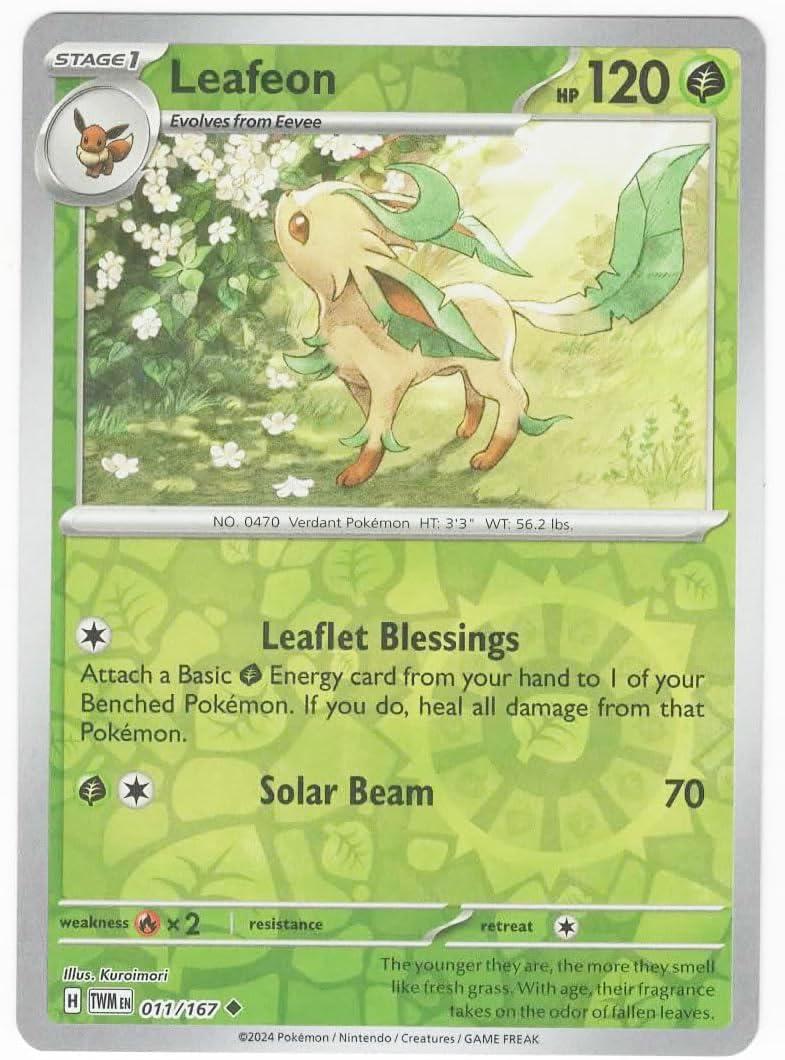 Leafeon [Reverse Holo]