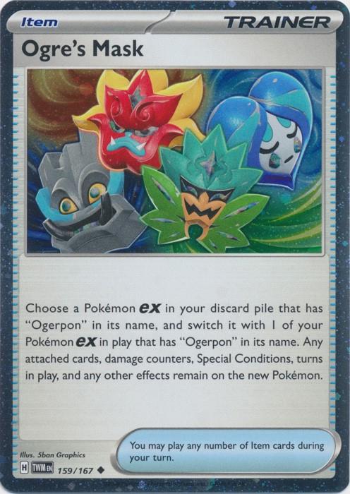 Twilight Masquerade Ogre's Mask [Cosmos-Holo] Pokémon card