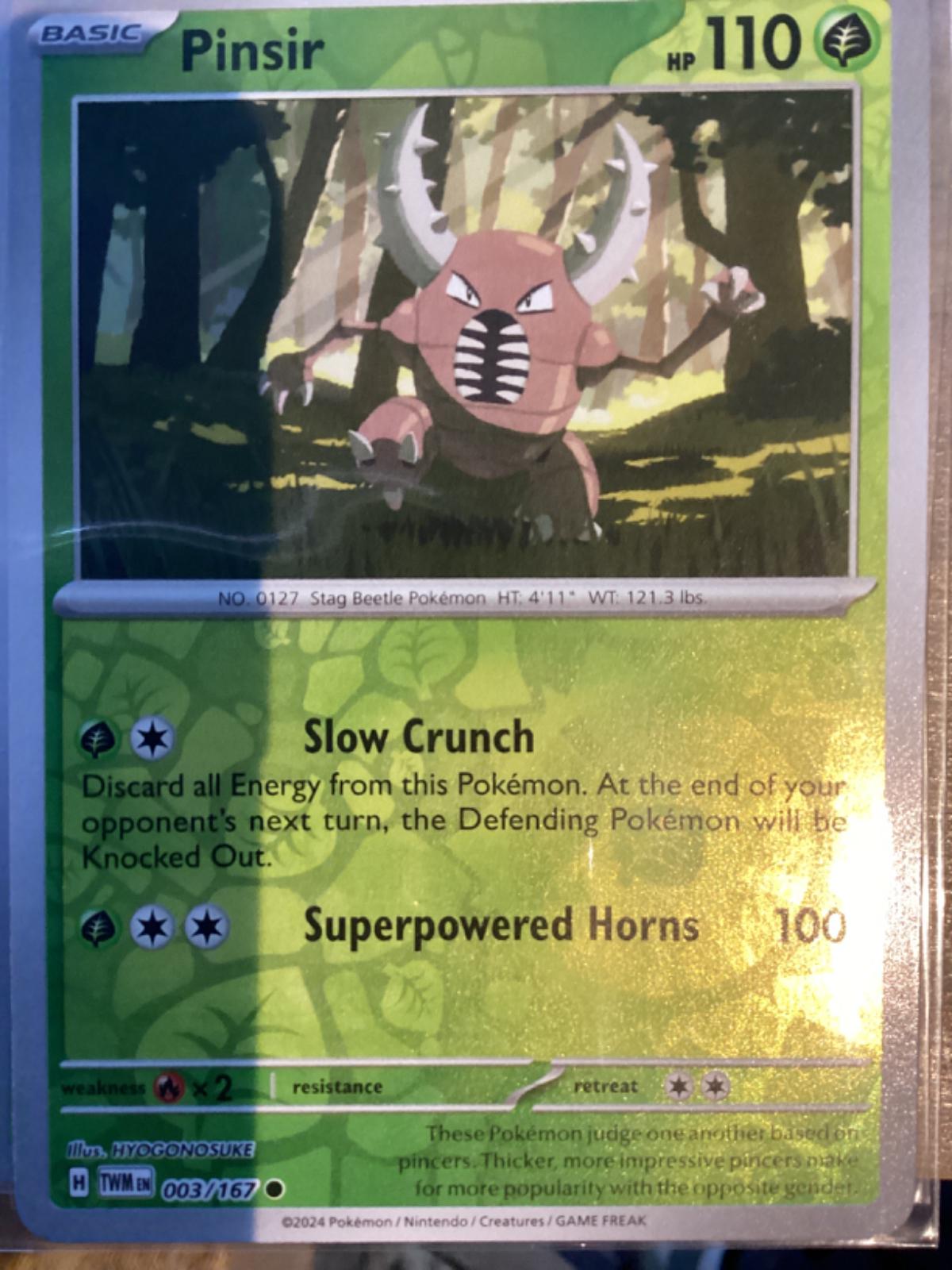 Pinsir [Reverse Holo]