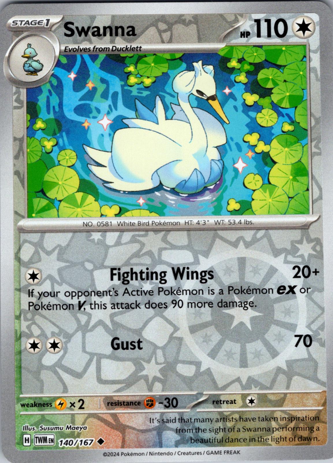 Swanna [Reverse Holo]
