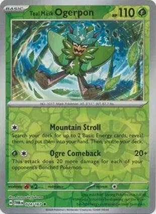 Teal Mask Ogerpon [Reverse Holo]