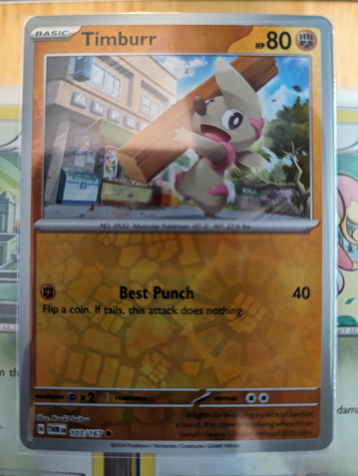 Timburr [Reverse Holo]