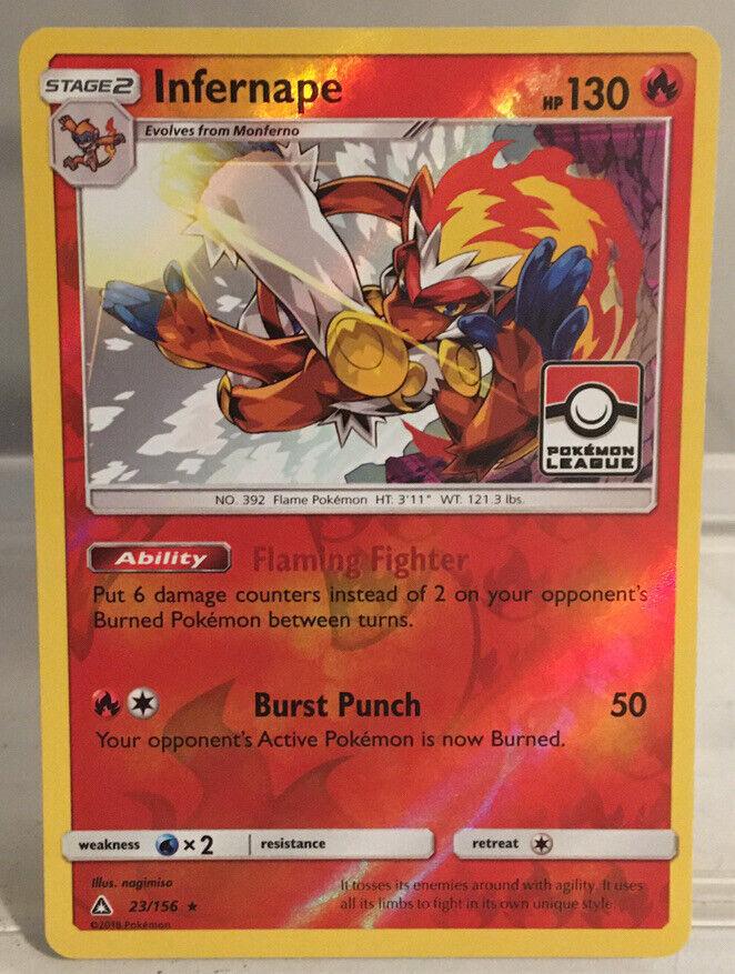 Ultra Prism Infernape [League] Pokémon card